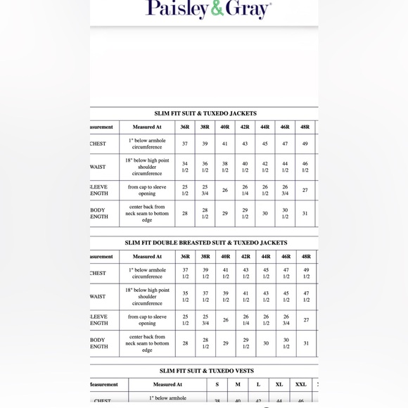 Men’s Paisley Sport Coat, Size 42 Reg-Slim Fit NWT - Picture 14 of 14